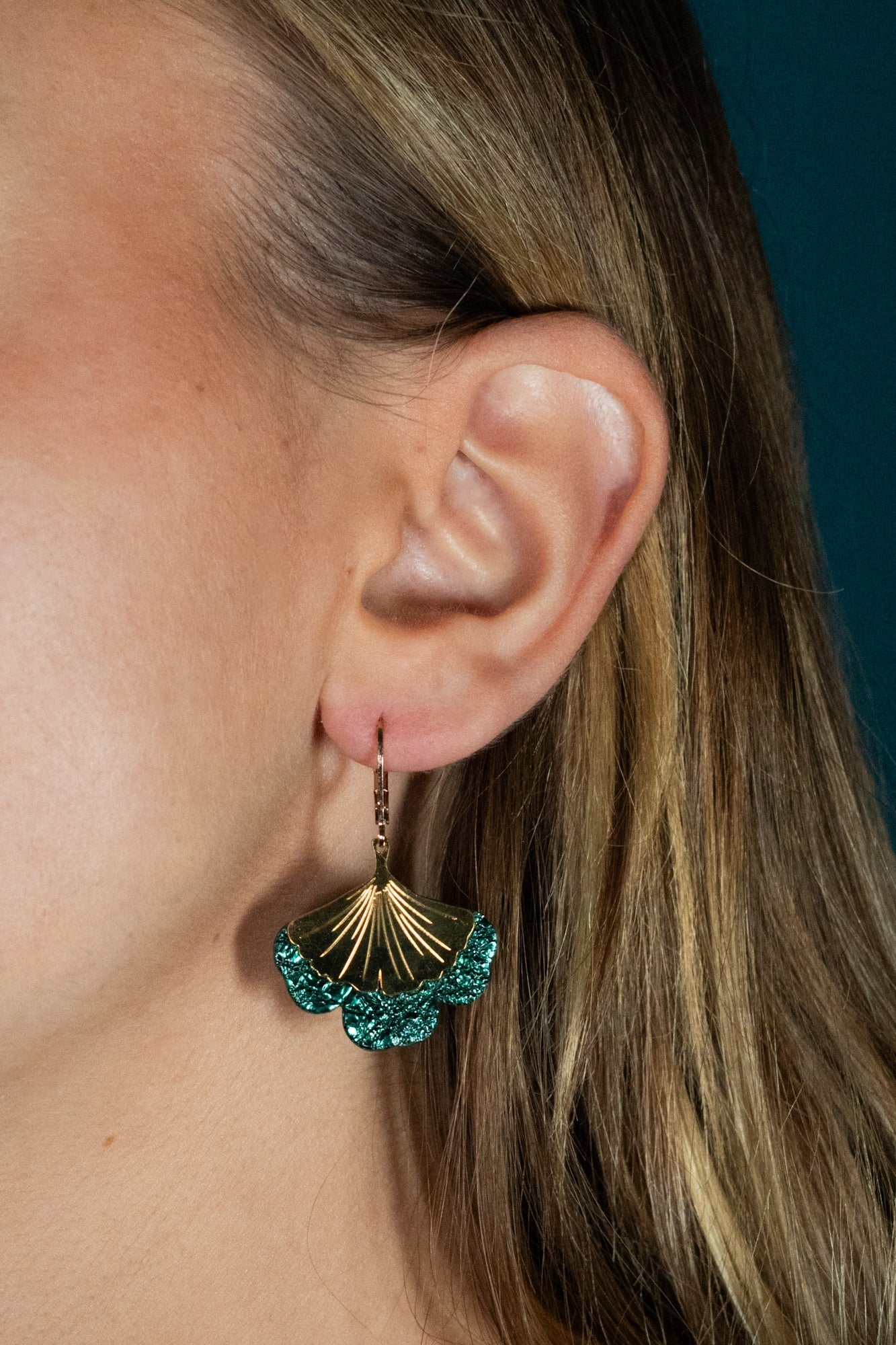 Boucles d'oreilles Gingko