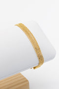 Bracelet plaqué or fin à 6 chaînes