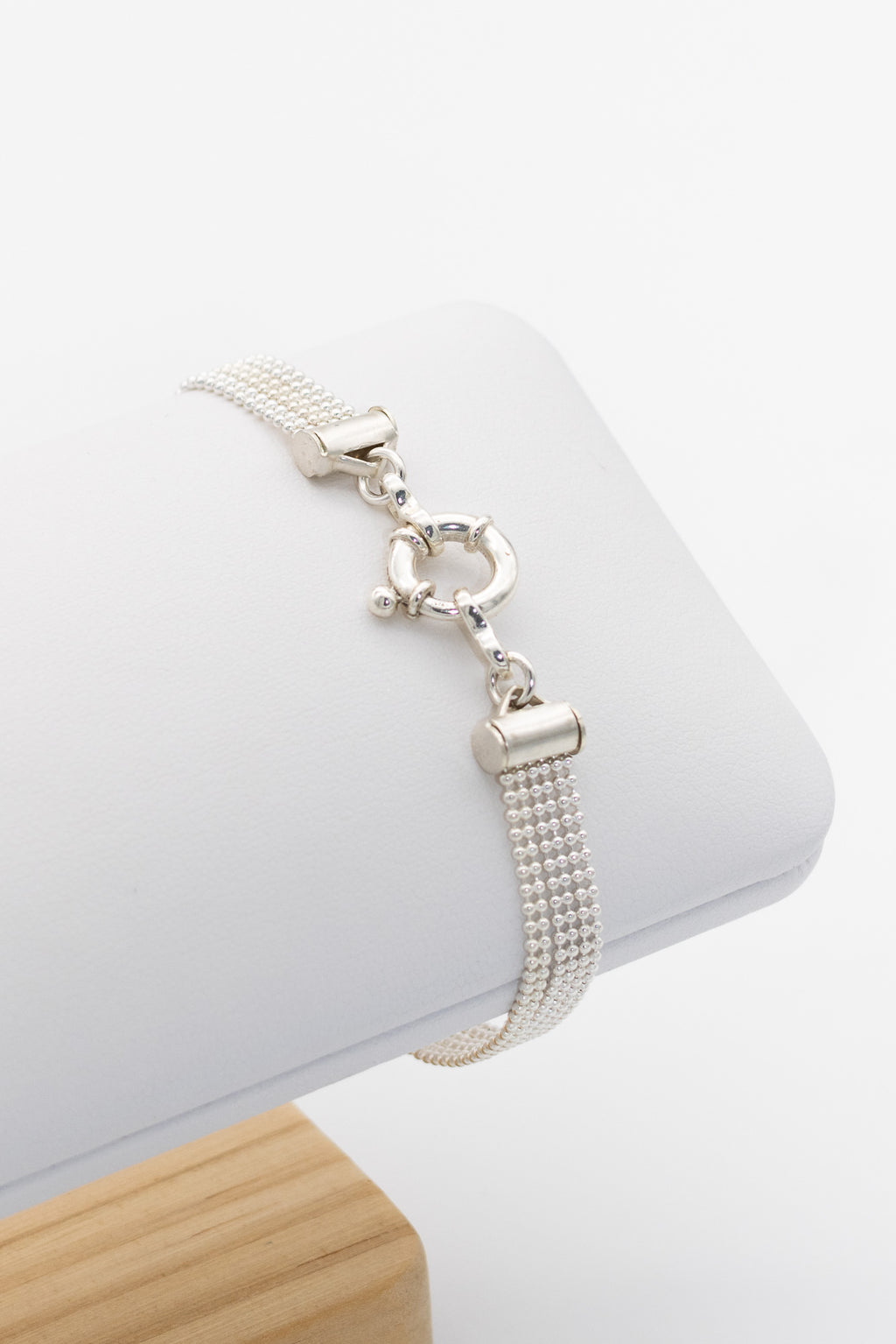 Bracelet en argent 925 à 3 chaînes doubles