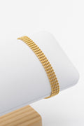 Bracelet plaqué or 5 chaînes