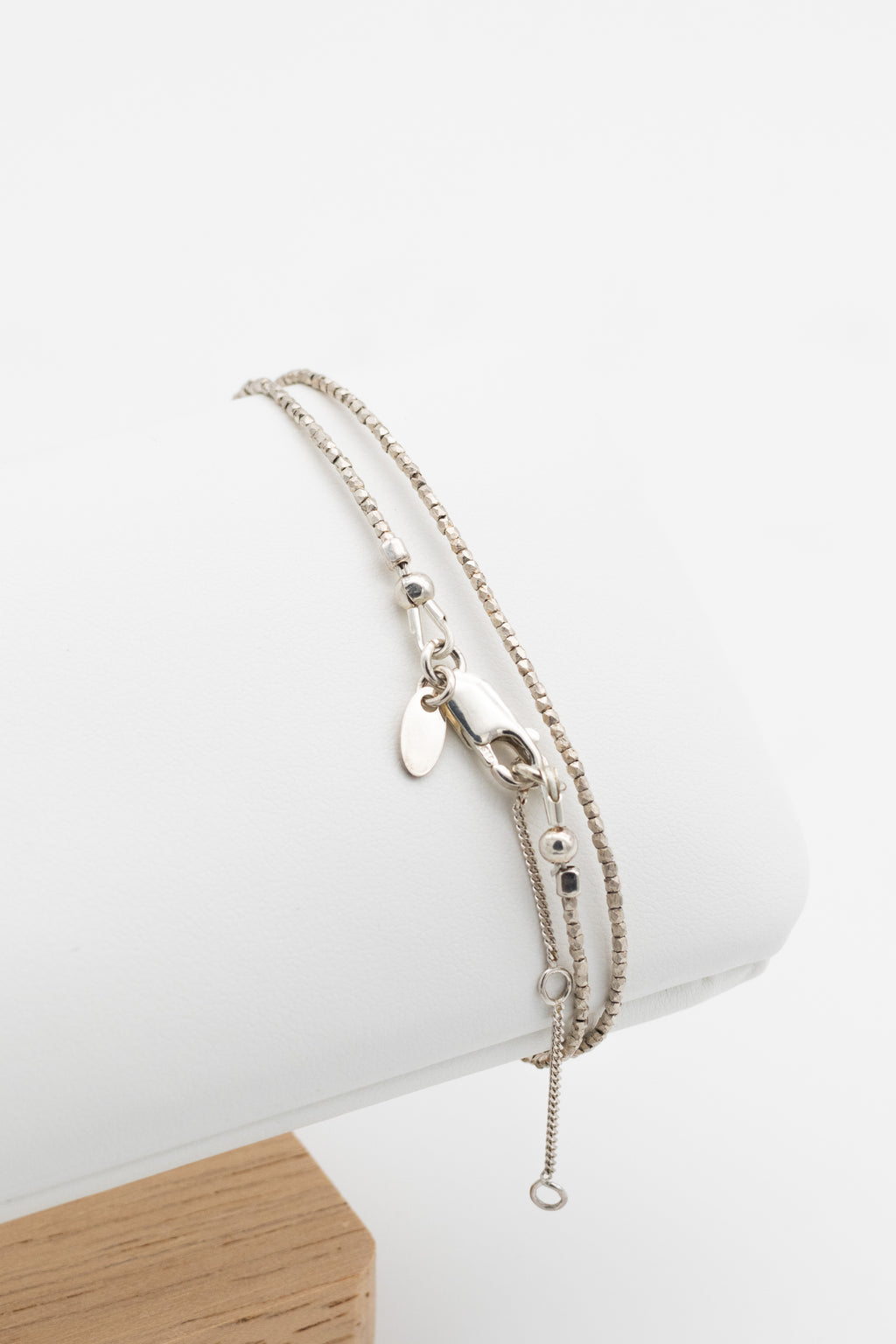 Bracelet Double - Perles fines en argent 925