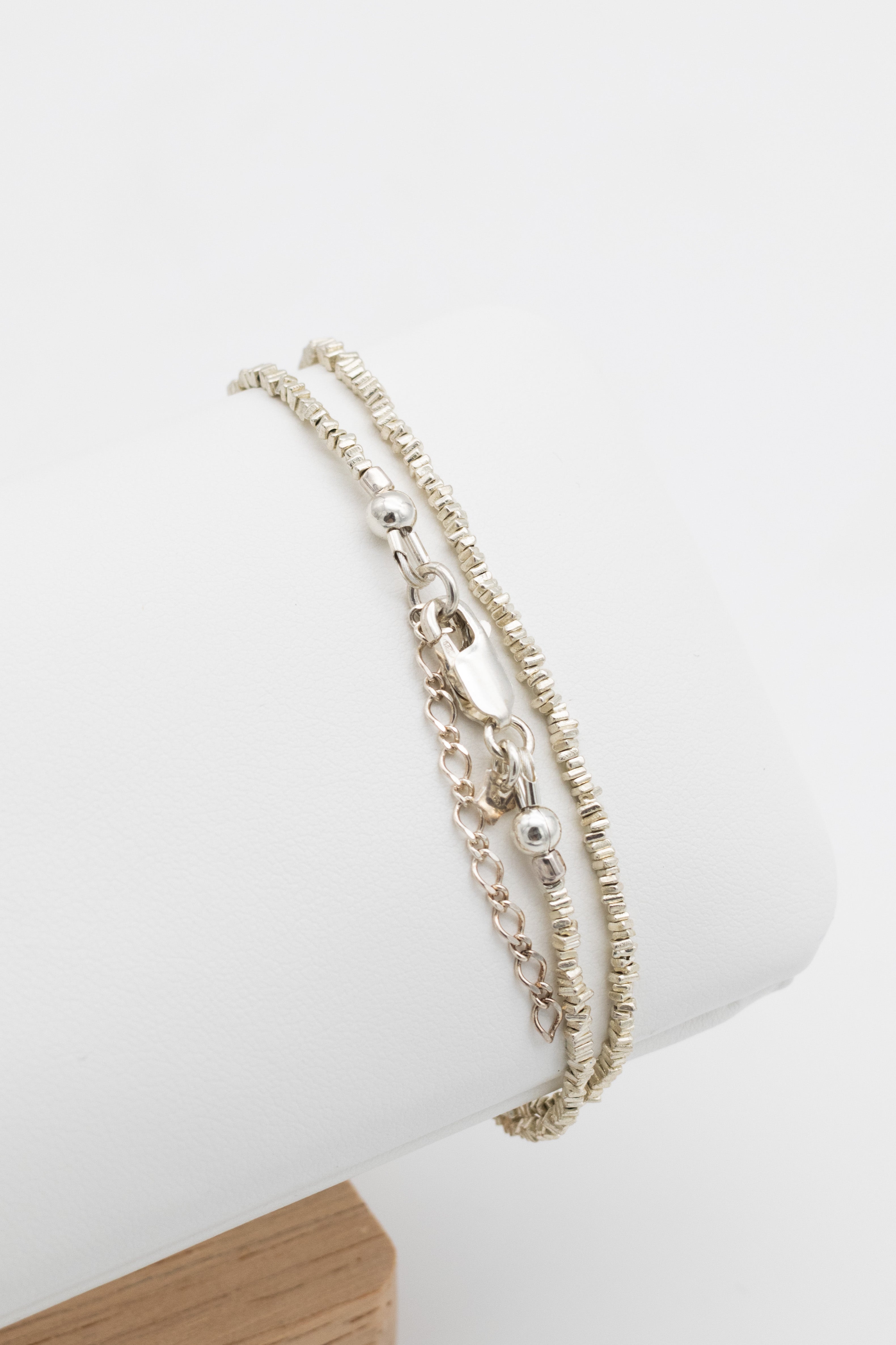Bracelet Double - Perles Léa en argent 925