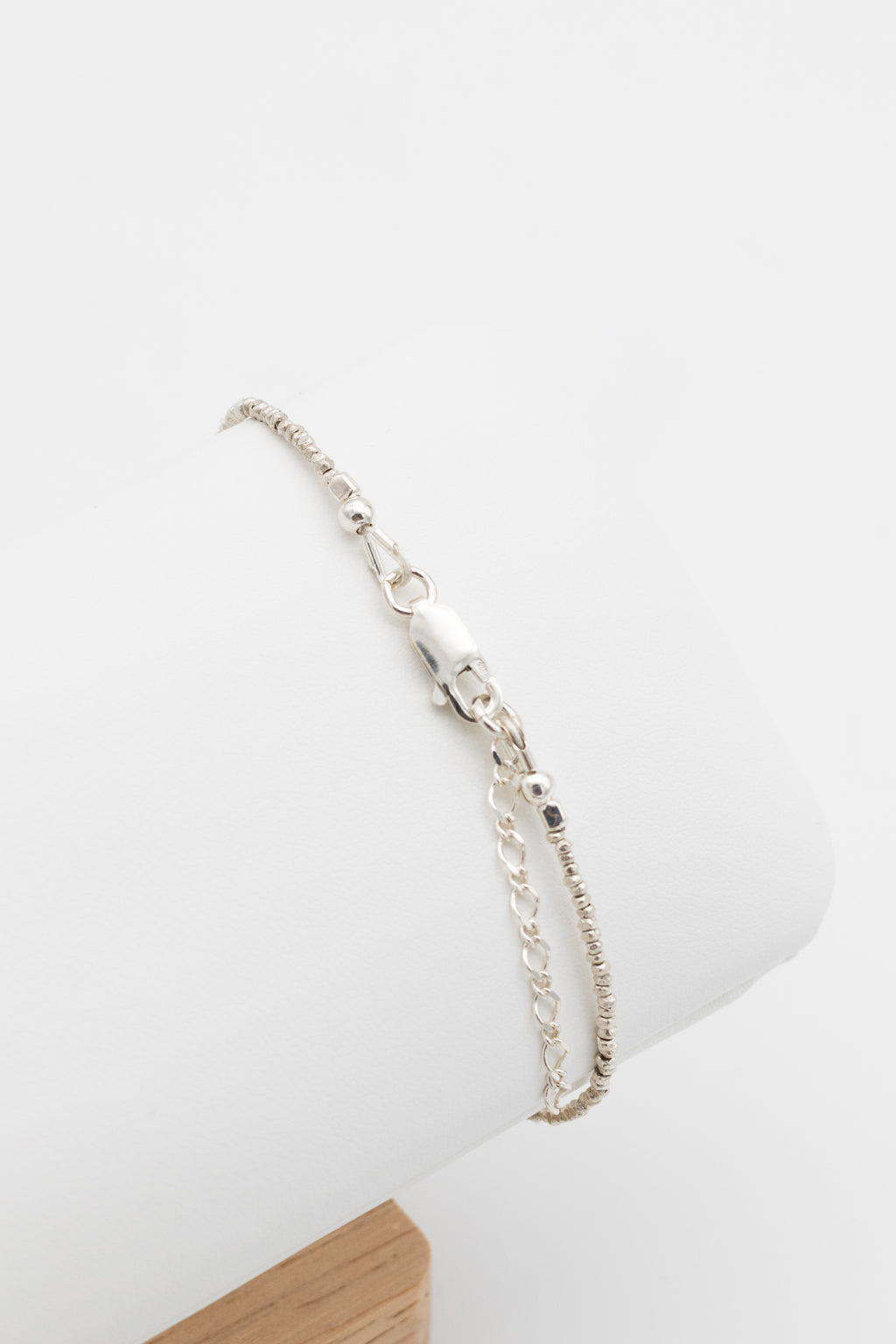 Bracelet Simple - Perles fines en argent 925