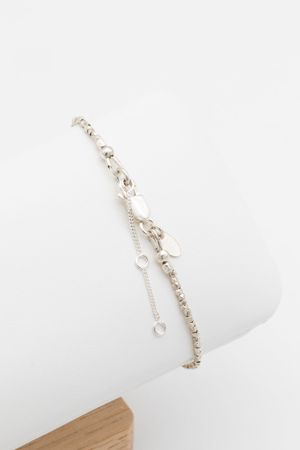 Bracelet Simple - Perles moyennes en argent 925