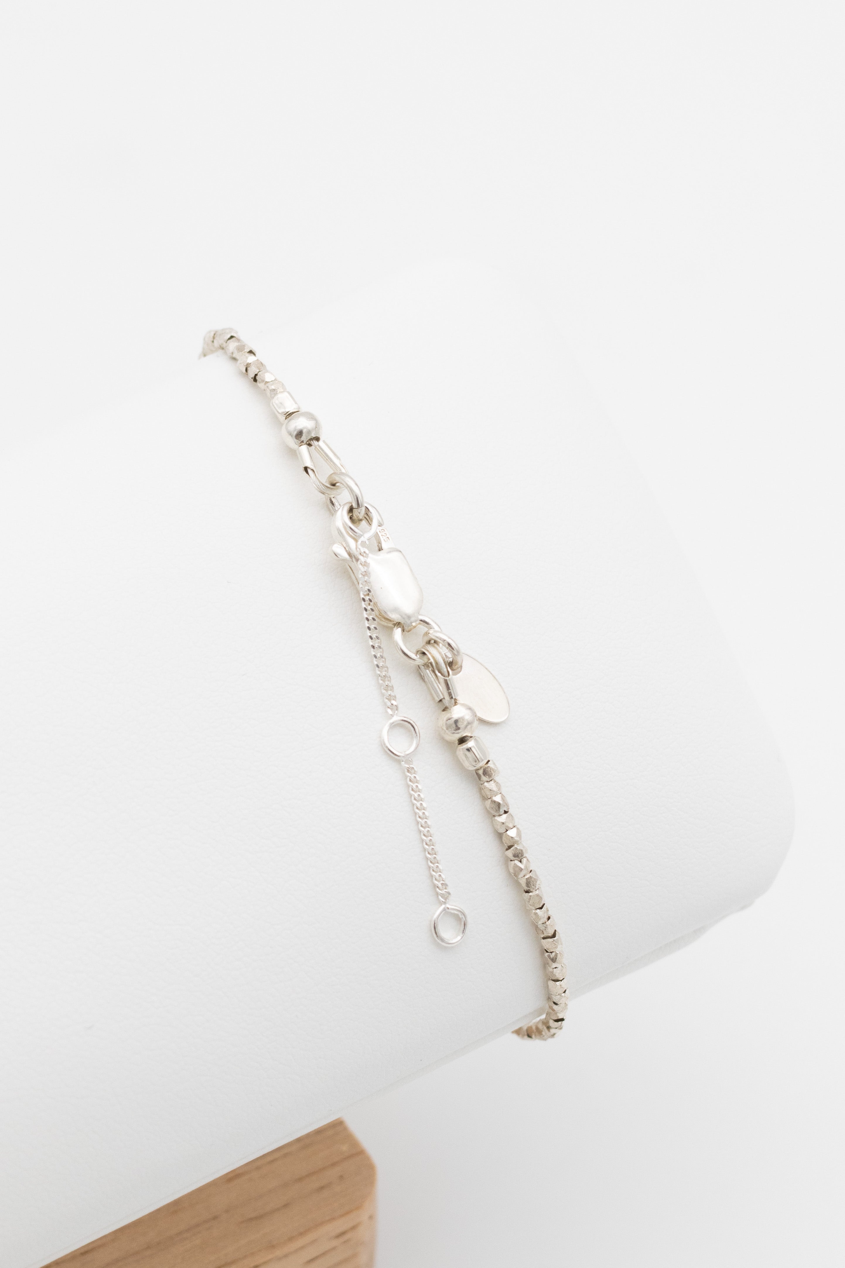 Bracelet Simple - Perles moyennes en argent 925