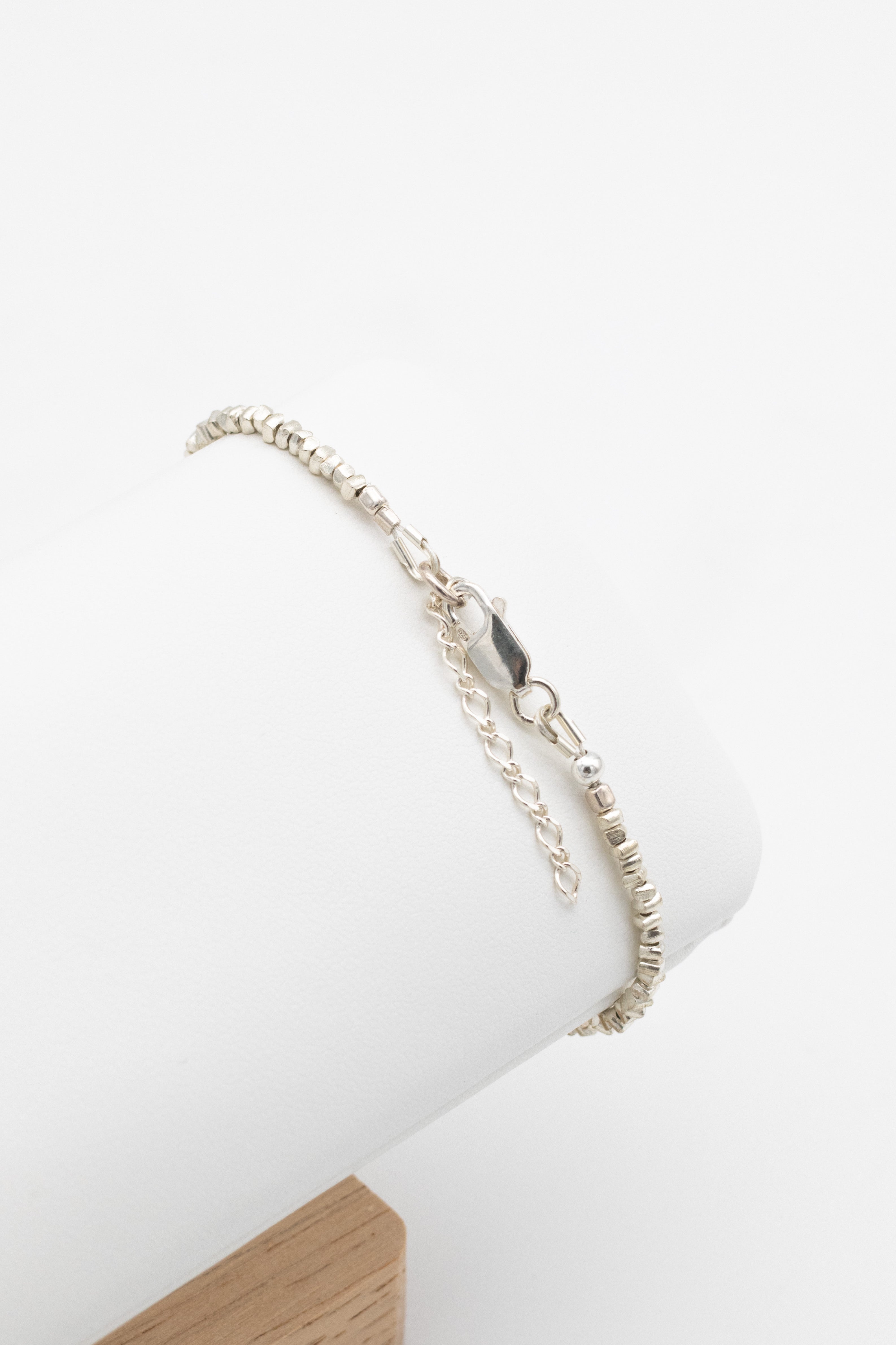 Bracelet Simple - Perles Iris en argent 925
